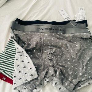 Abercrombie & Fitch Red Boxer Briefs